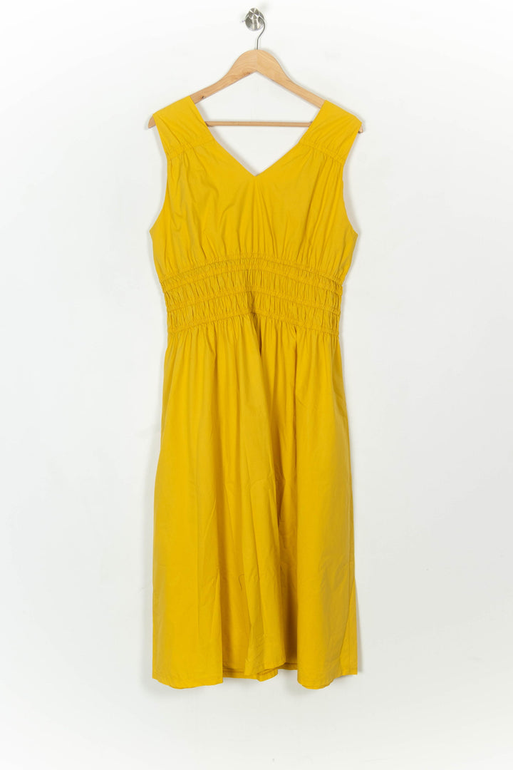 Robe Midi Jaune - Taille XXL/44 de la marque Bleu Blanc Rouge | PARAD121431 - Vendu par Paradigme - Image 5