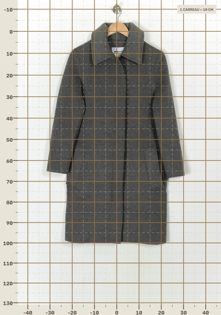 Manteau Gris - Taille XS/34 de la marque Bimba y Lola | PARAD121432 - Vendu par Paradigme - Image 4