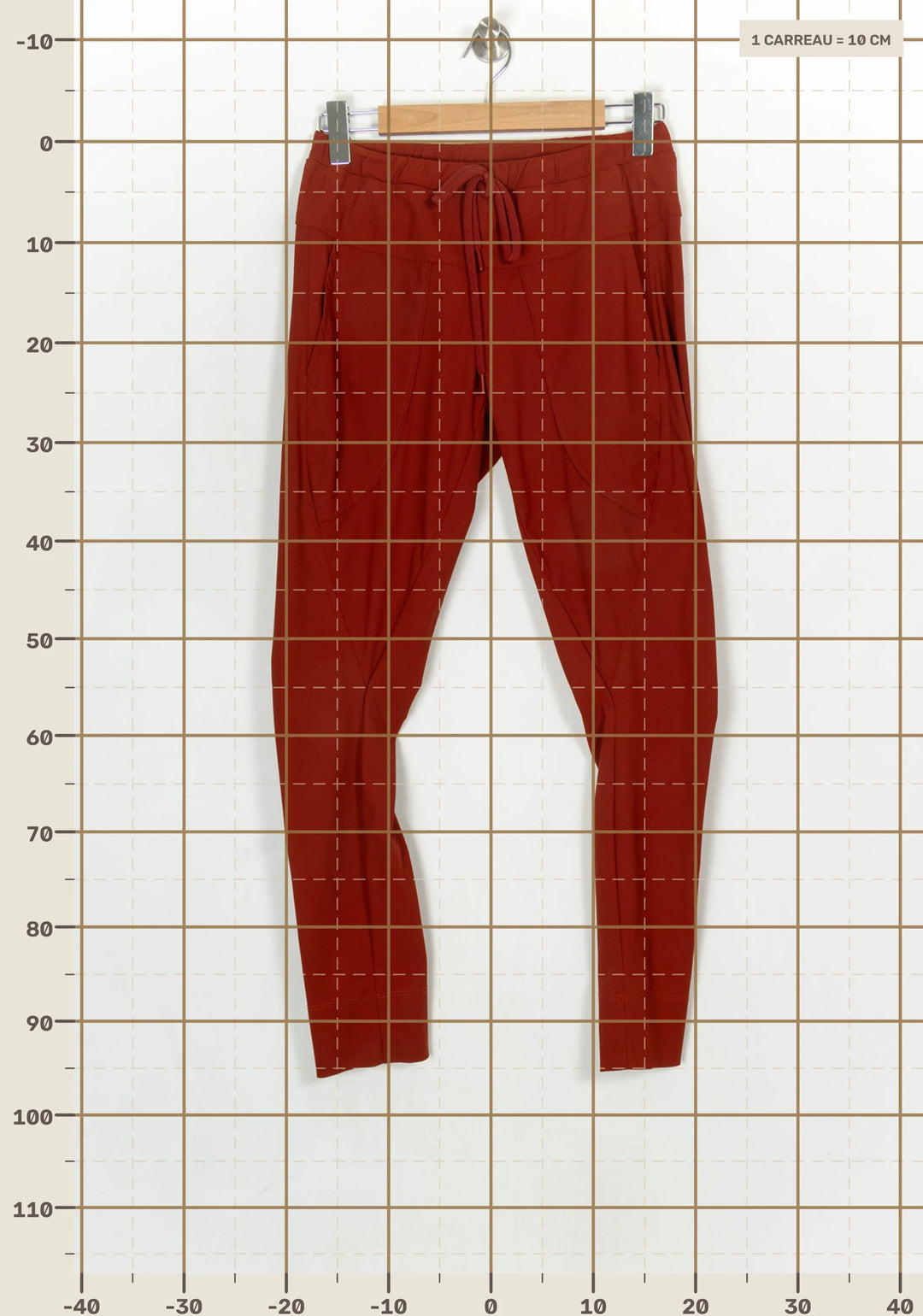 Jogging Orange - Taille S/36 de la marque Indies | PARAD121434 - Vendu par Paradigme - Image 4