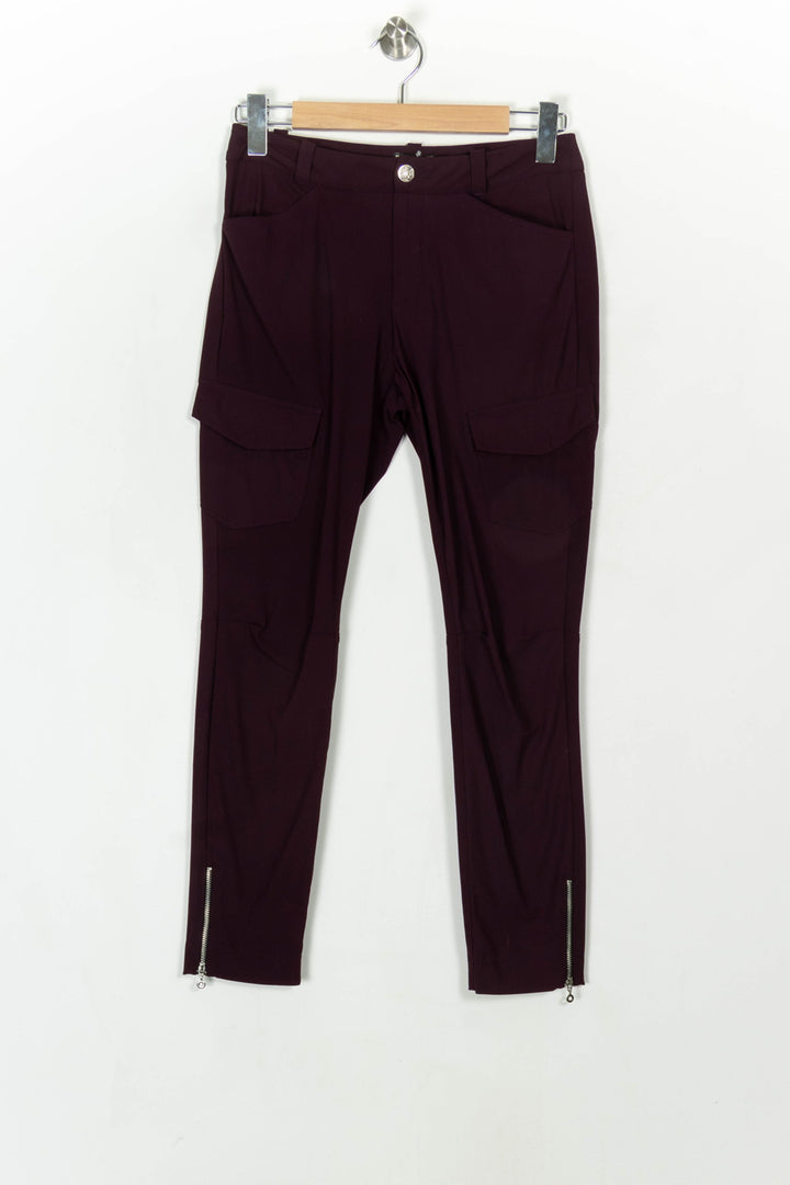Pantalon Cargo Bordeaux - Taille S/36 de la marque Indies | PARAD121435 - Vendu par Paradigme - Image 2