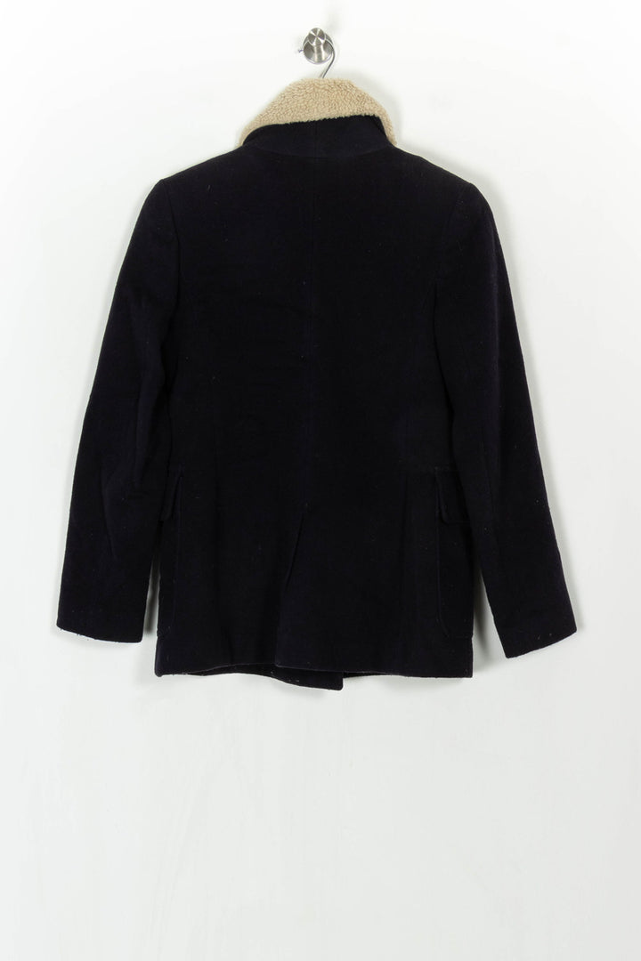 Manteau Bleu et Beige - Taille S/36 de la marque Sandro | PARAD121437 - Vendu par Paradigme - Image 5