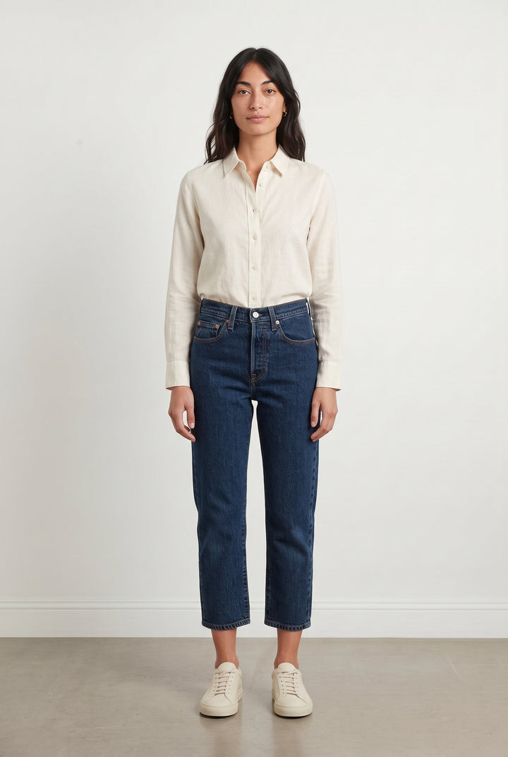 Jean Droit Bleu - Taille S/36 de la marque Levi&