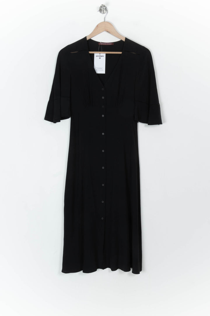 Robe Midi Noire - Taille XS/34 de la marque Comptoir des Cotonniers | PARAD121440 - Vendu par Paradigme - Image 2