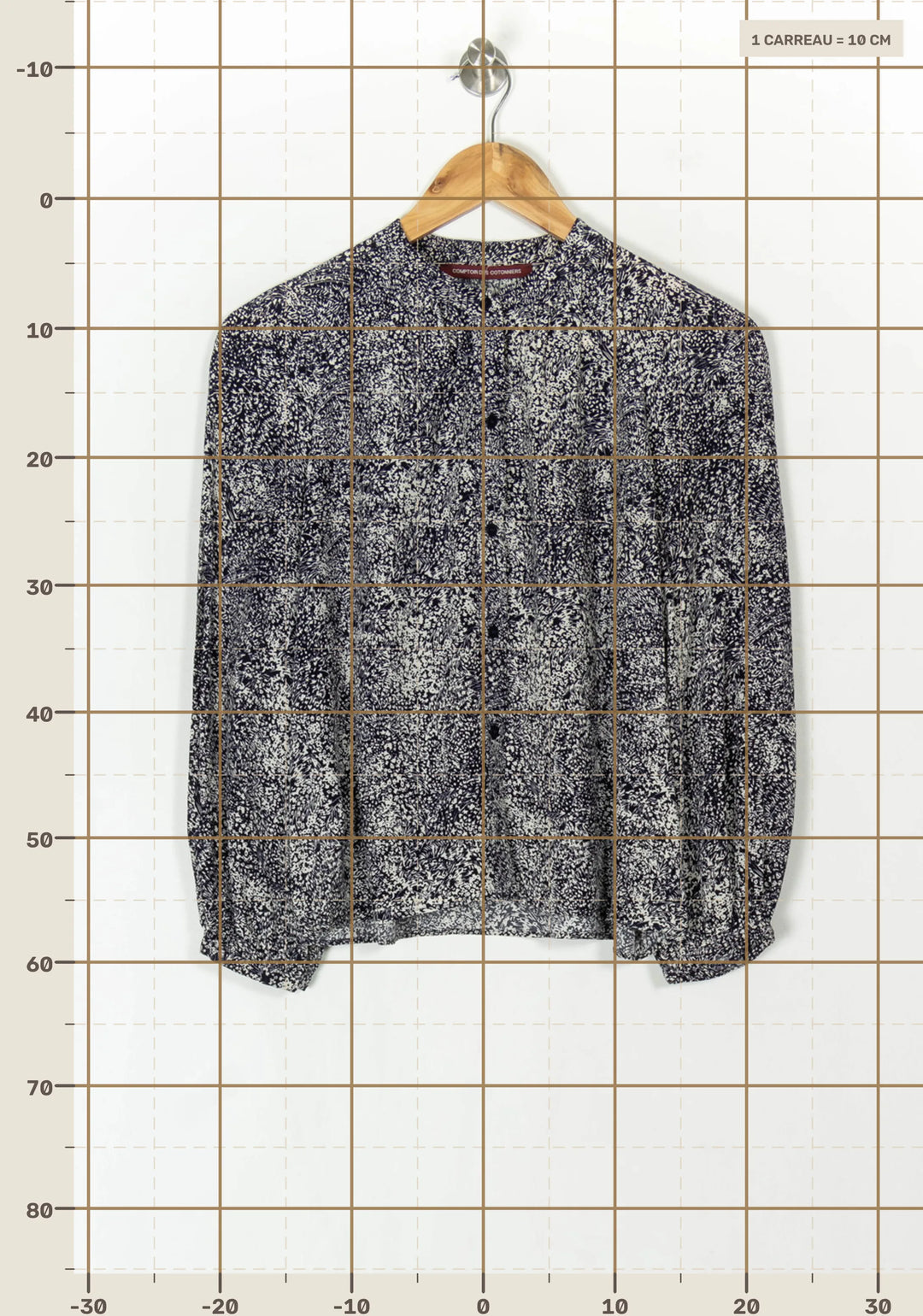 Blouse Noire et Blanche - Taille XS/34 de la marque Comptoir des Cotonniers | PARAD121443 - Vendu par Paradigme - Image 4