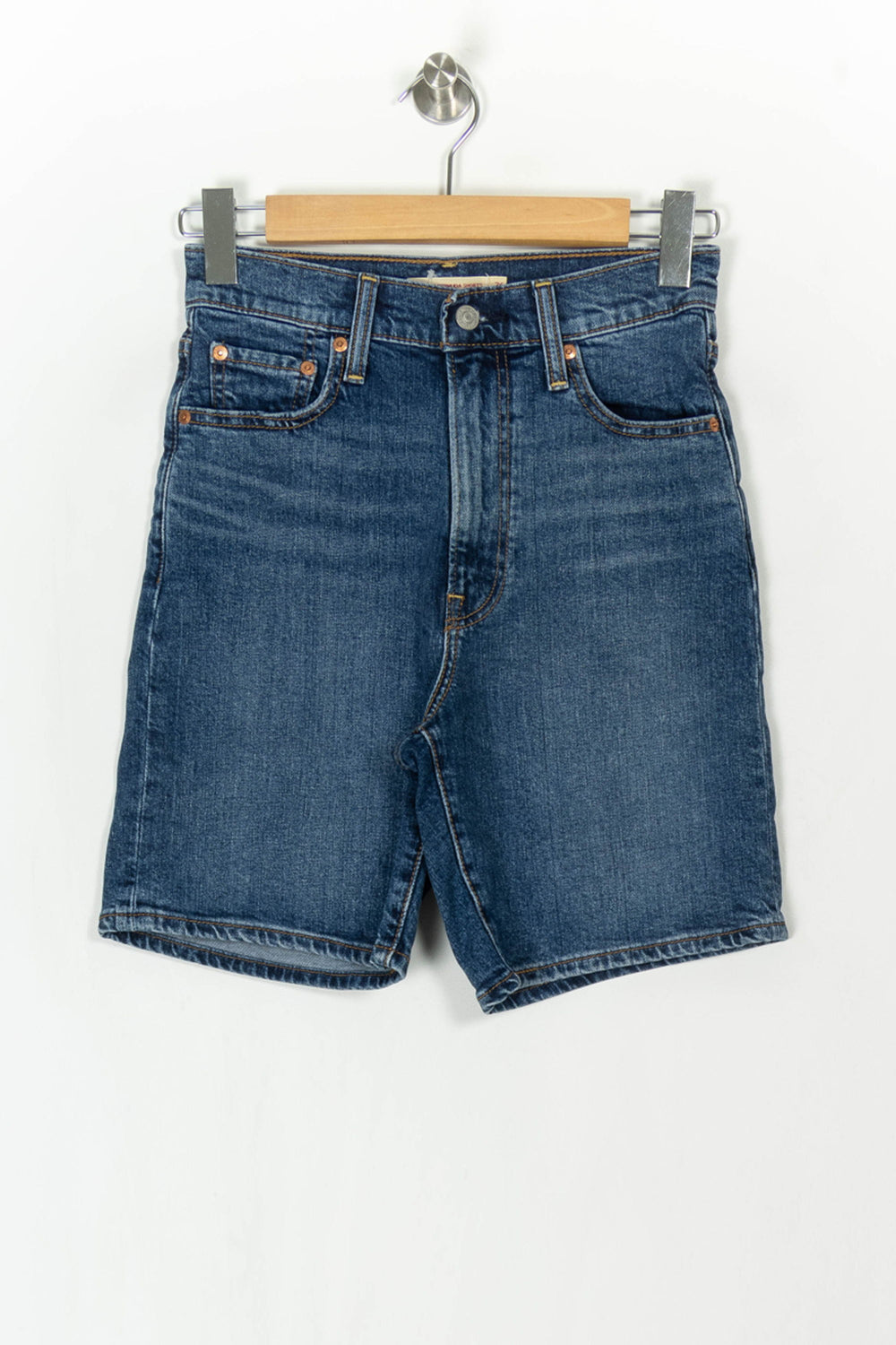 Short en Jean Bleu - Taille XS/34 de la marque Levi's | PARAD121446 - Vendu par Paradigme - Image 2