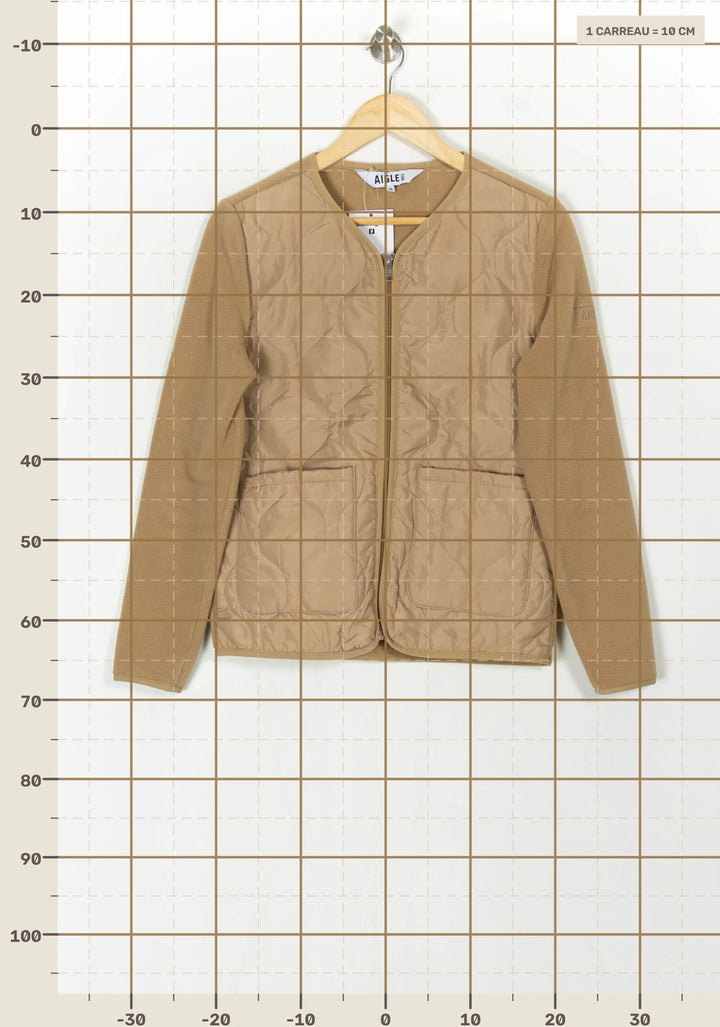 Veste Polaire Beige - Taille S/36 de la marque Aigle | PARAD121448 - Vendu par Paradigme - Image 4
