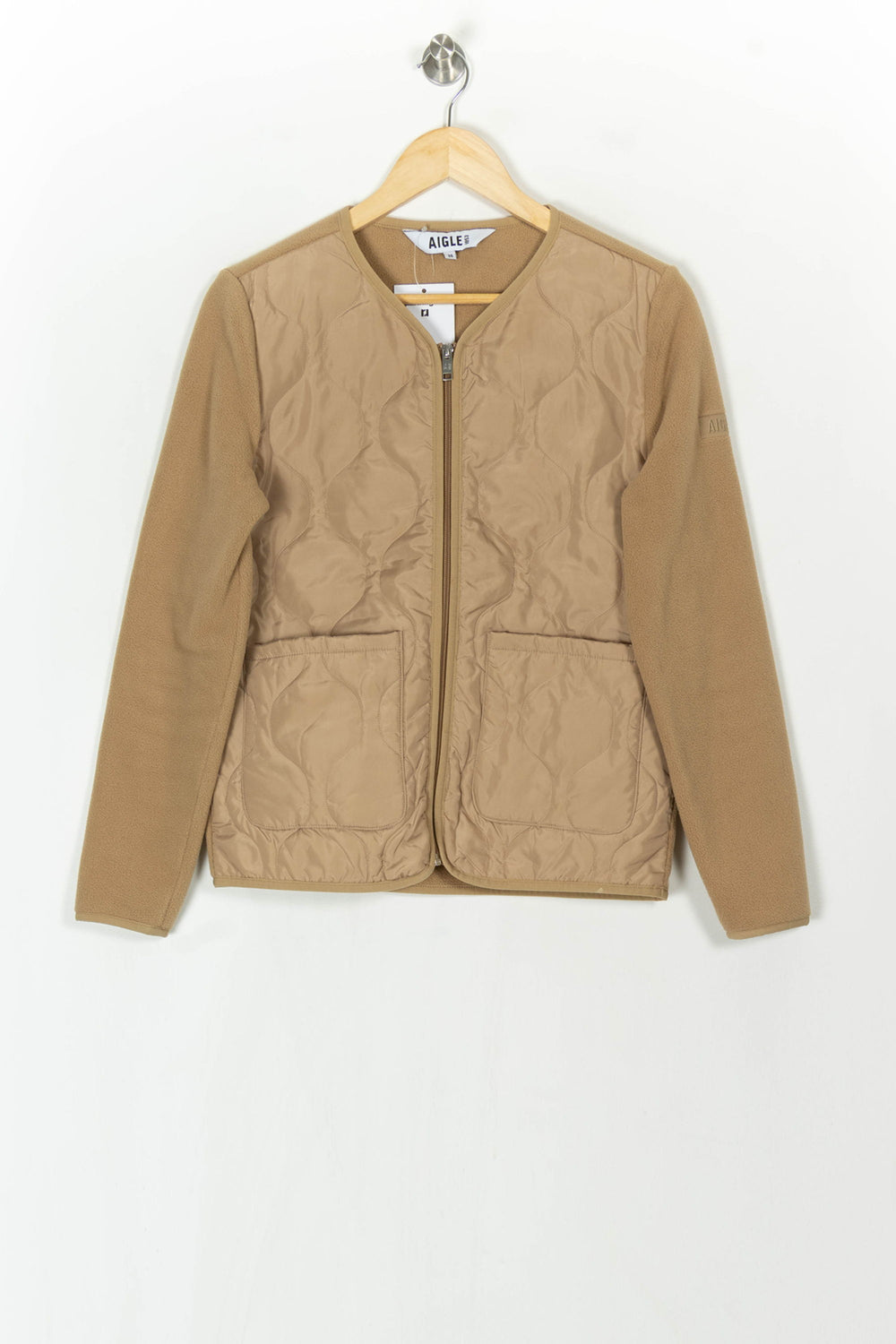 Veste Polaire Beige - Taille S/36 de la marque Aigle | PARAD121448 - Vendu par Paradigme - Image 2