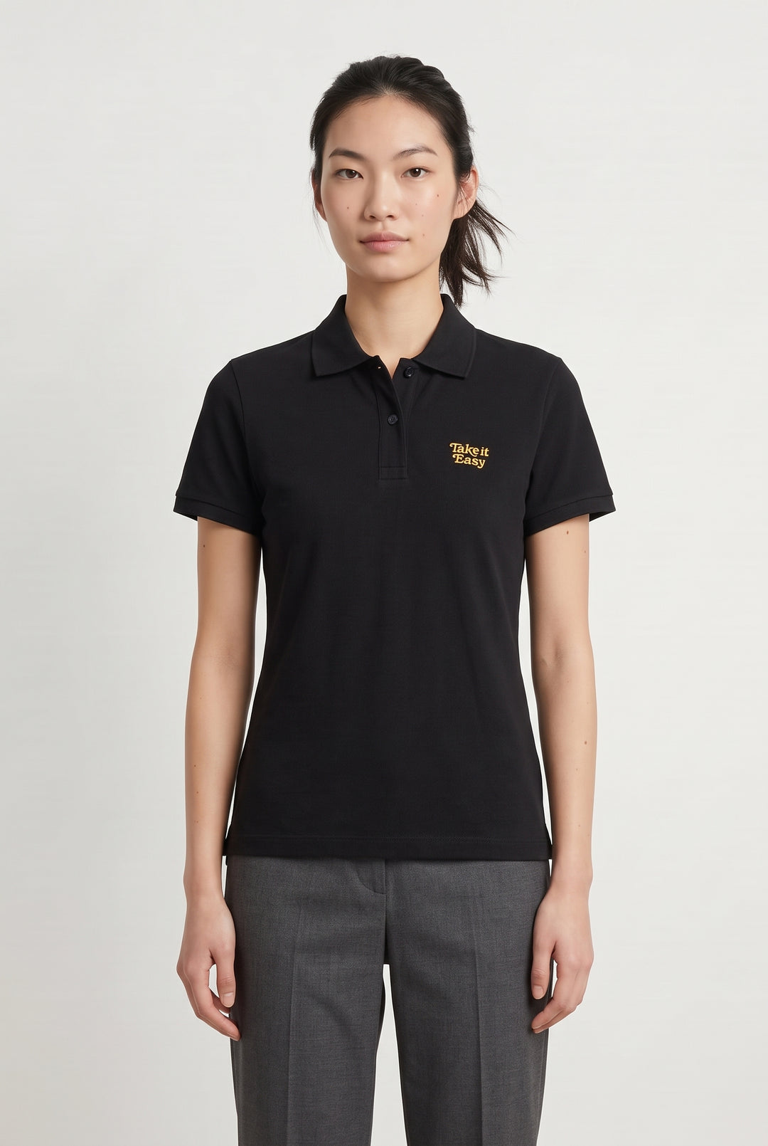 Polo Noir - Taille S/36 de la marque Sandro | PARAD121449 - Vendu par Paradigme - Image 1