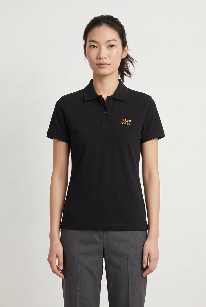 Polo Noir - Taille S/36 de la marque Sandro | PARAD121449 - Vendu par Paradigme - Image 1