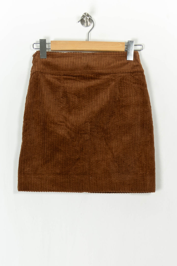 Jupe Courte Marron - Taille XS/34 de la marque Suncoo | PARAD121453 - Vendu par Paradigme - Image 5