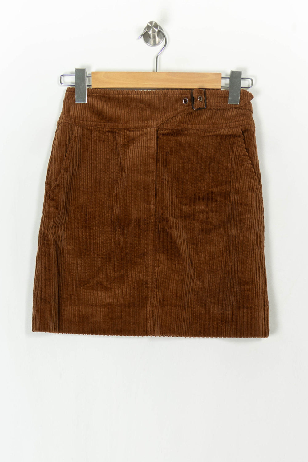 Jupe Courte Marron - Taille XS/34 de la marque Suncoo | PARAD121453 - Vendu par Paradigme - Image 2