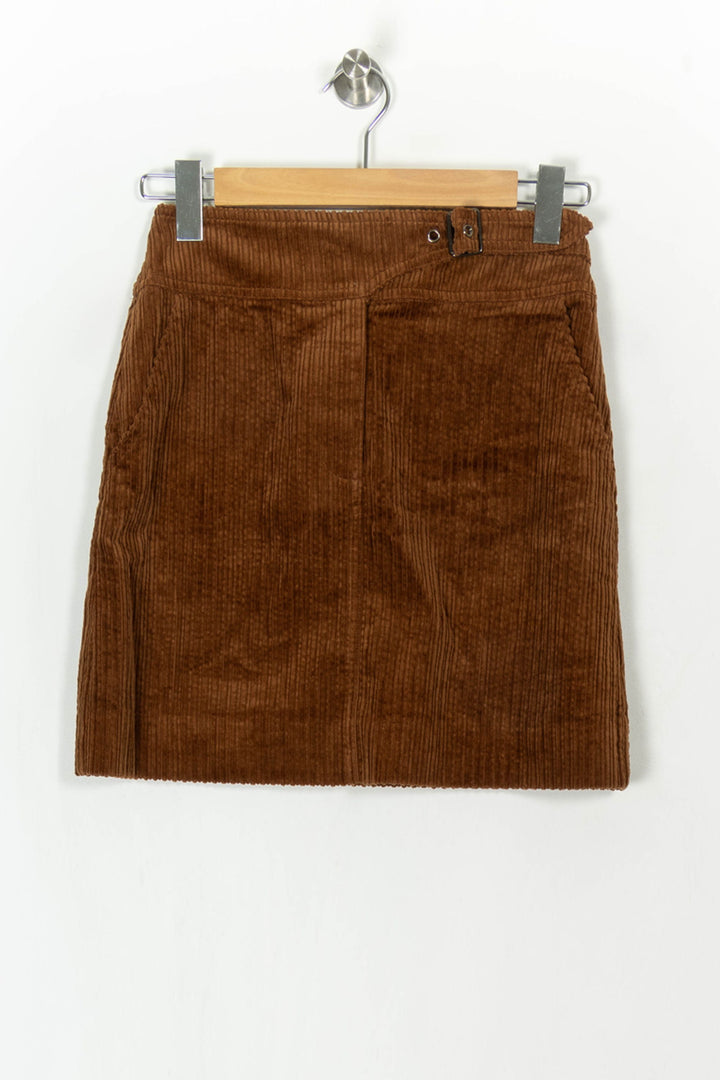 Jupe Courte Marron - Taille XS/34 de la marque Suncoo | PARAD121453 - Vendu par Paradigme - Image 2