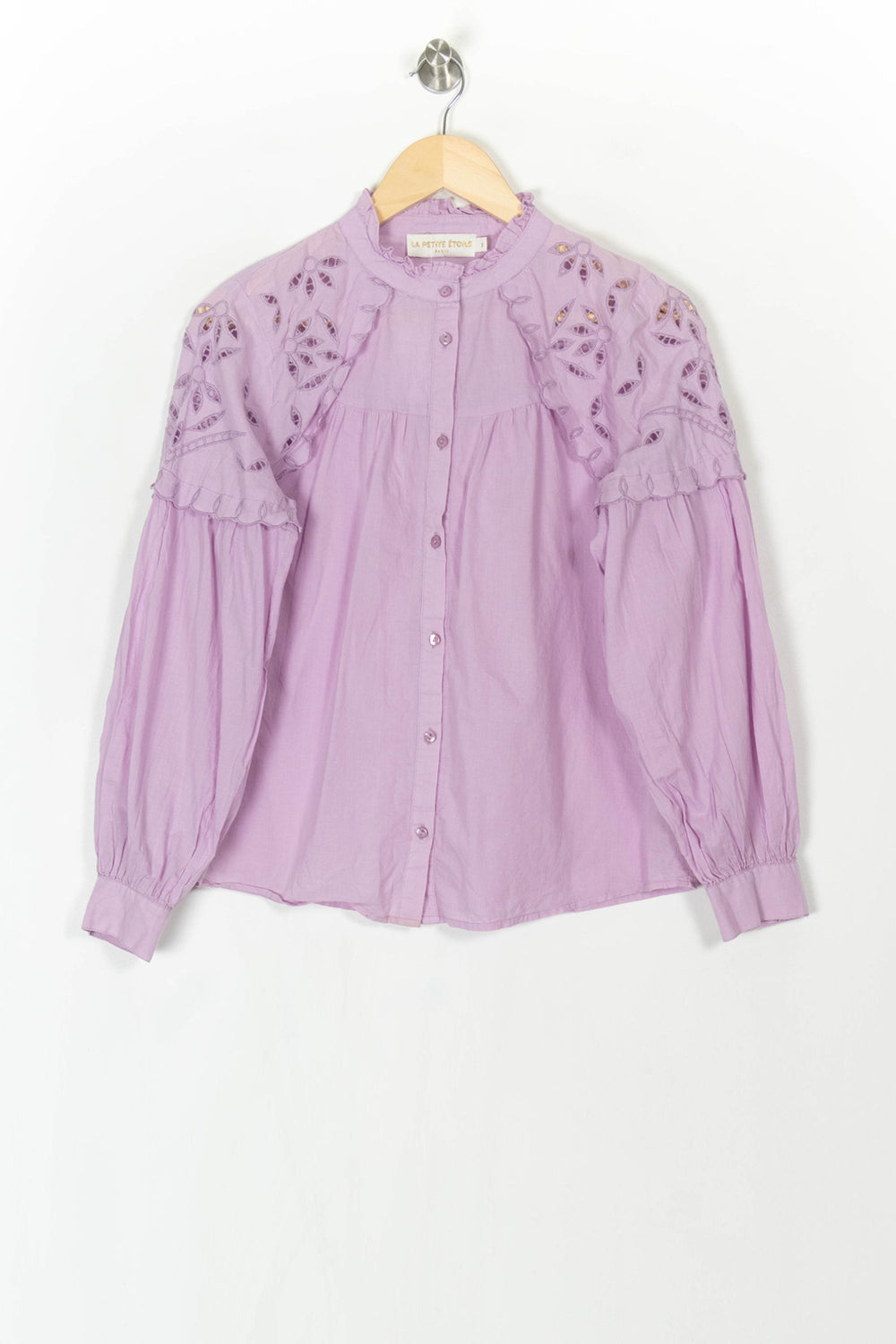 Blouse Violette - Taille S/36 de la marque La Petite Etoile | PARAD121454 - Vendu par Paradigme - Image 2