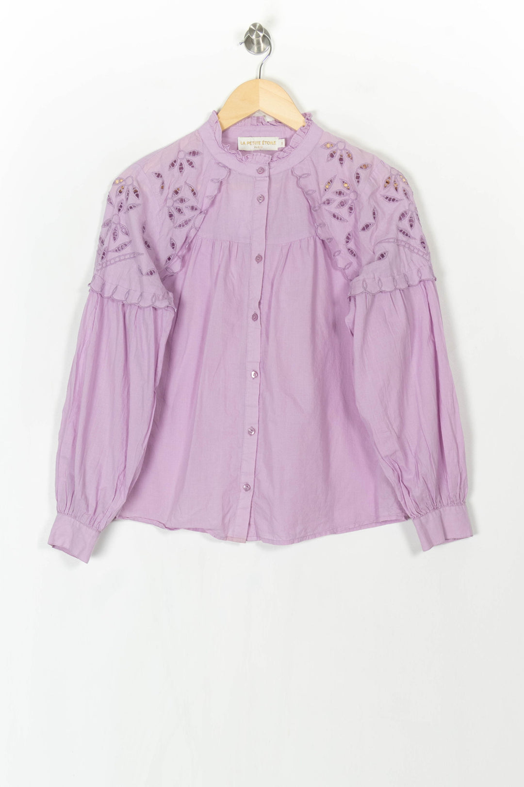 Blouse Violette - Taille S/36 de la marque La Petite Etoile | PARAD121454 - Vendu par Paradigme - Image 2