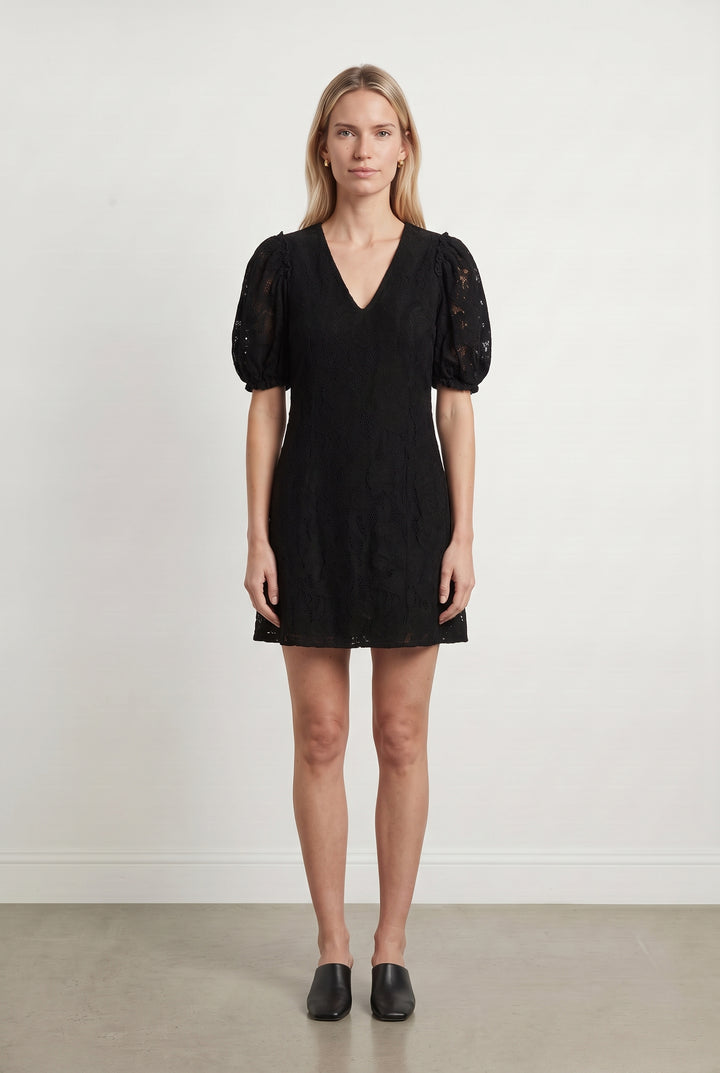 Robe Courte Noire - Taille S/36 de la marque Samsoe Samsoe | PARAD121455 - Vendu par Paradigme - Image 1