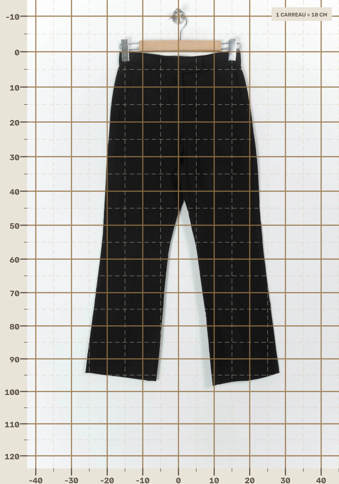 Pantalon Noir - Taille S/36 de la marque Sandro | PARAD121456 - Vendu par Paradigme - Image 4