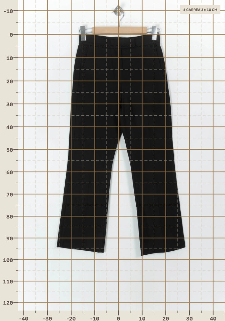 Pantalon Noir - Taille S/36 de la marque Sandro | PARAD121456 - Vendu par Paradigme - Image 4