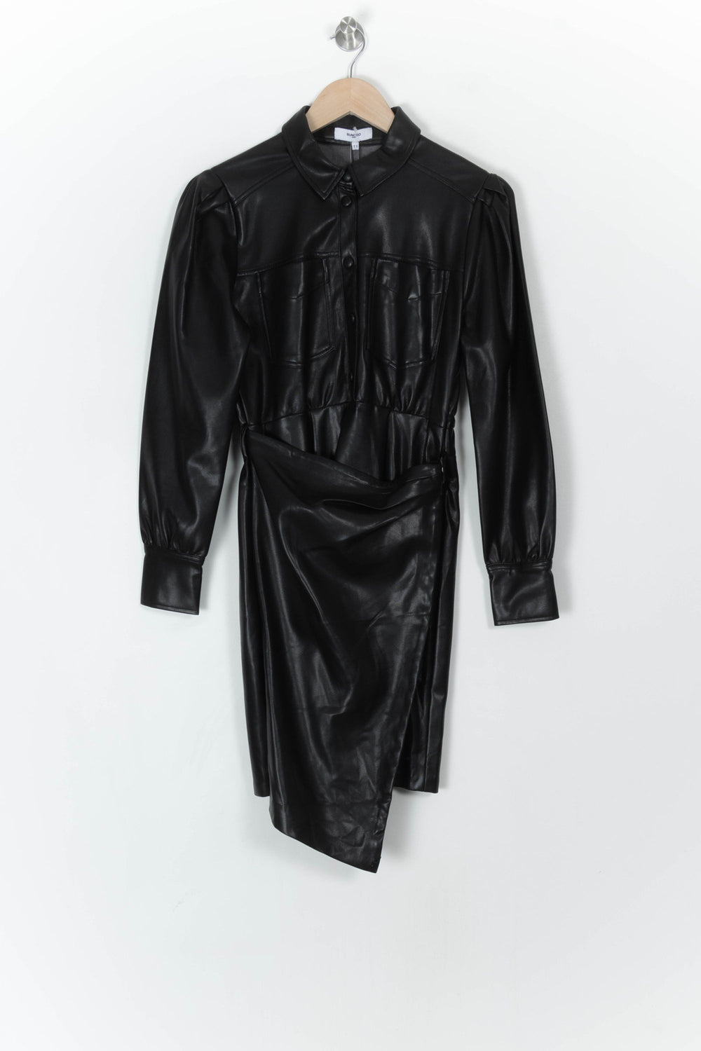 Robe Midi Noire - Taille S/36 de la marque Suncoo | PARAD121457 - Vendu par Paradigme - Image 2