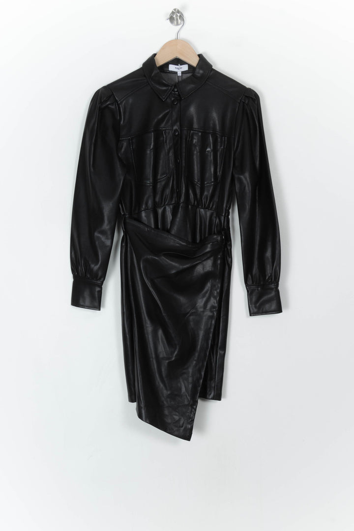 Robe Midi Noire - Taille S/36 de la marque Suncoo | PARAD121457 - Vendu par Paradigme - Image 2