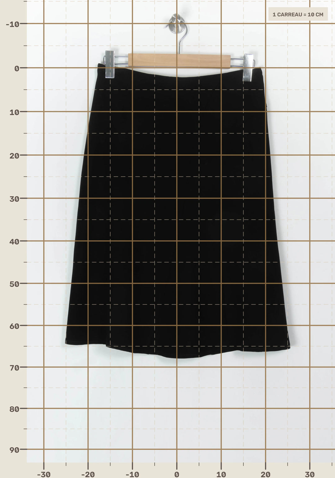 Jupe Évasée Noire - Taille XL/42 de la marque Gerard Darel | PARAD121458 - Vendu par Paradigme - Image 4