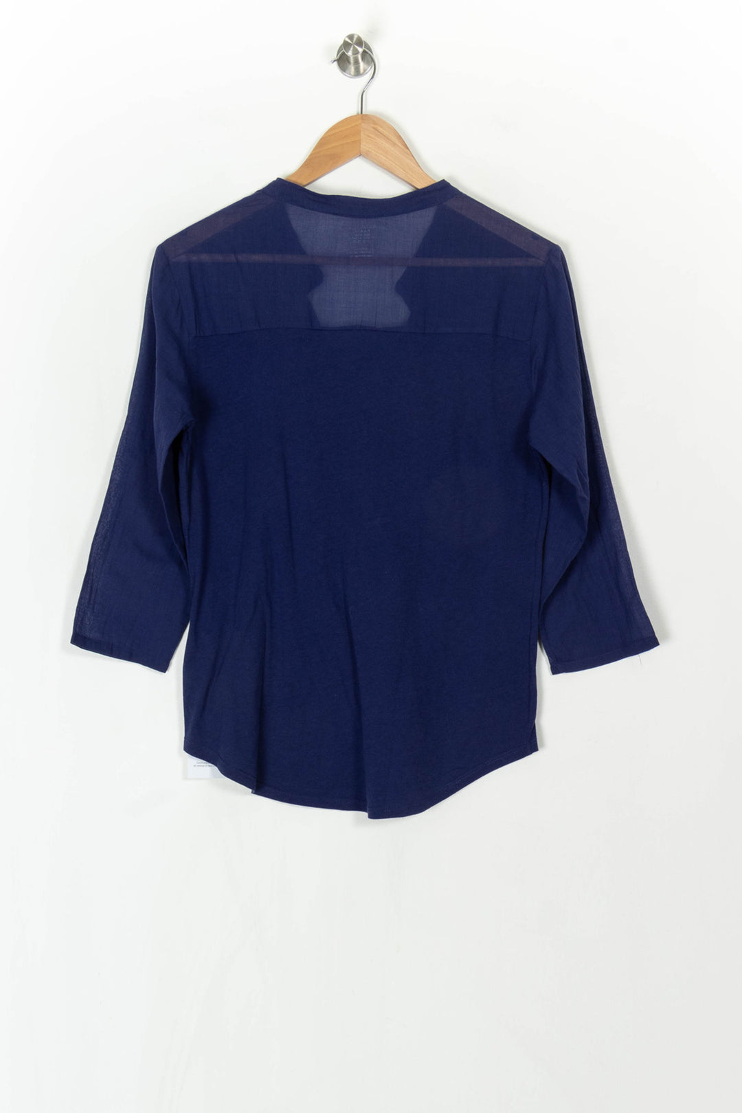 Blouse Bleue - Taille L/40 de la marque Majestic Filatures | PARAD121463 - Vendu par Paradigme - Image 5