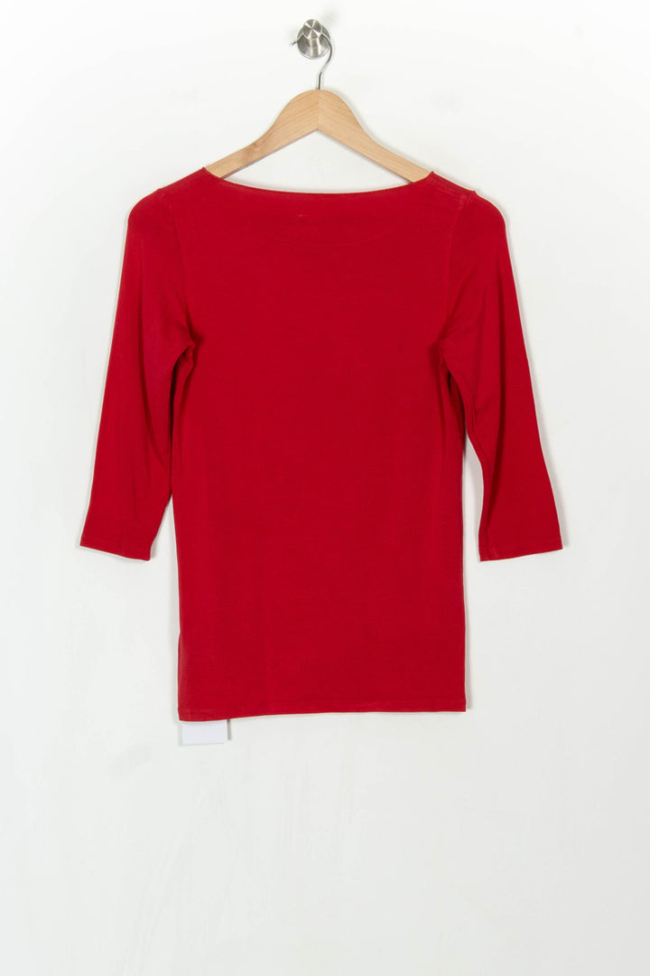 Tee-shirt Rouge - Taille L/40 de la marque Majestic Filatures | PARAD121465 - Vendu par Paradigme - Image 5