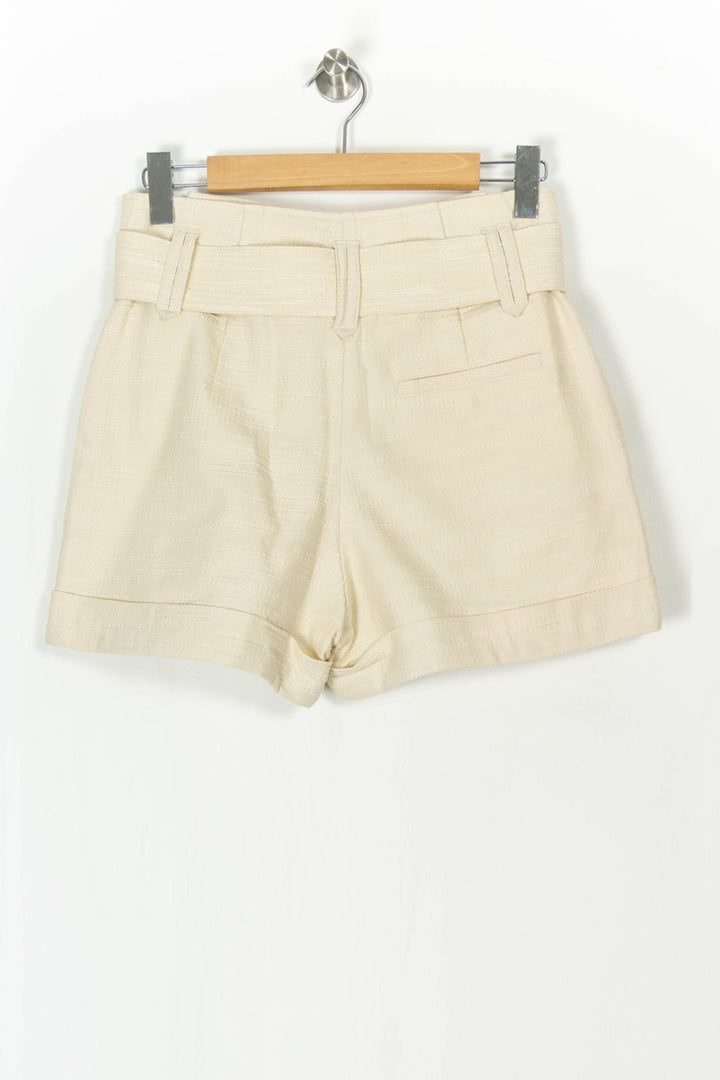 Short Ceinturé Beige - Taille M/38 de la marque Sézane | PARAD121466 - Vendu par Paradigme - Image 5