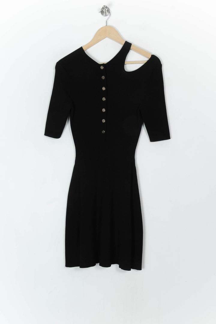 Robe Asymétrique Noire - Taille L/40 de la marque Maje | PARAD121467 - Vendu par Paradigme - Image 5