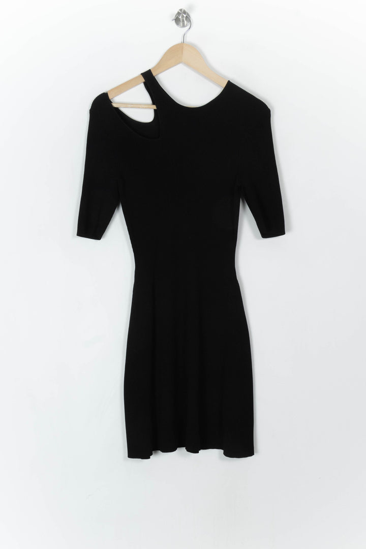 Robe Asymétrique Noire - Taille L/40 de la marque Maje | PARAD121467 - Vendu par Paradigme - Image 2