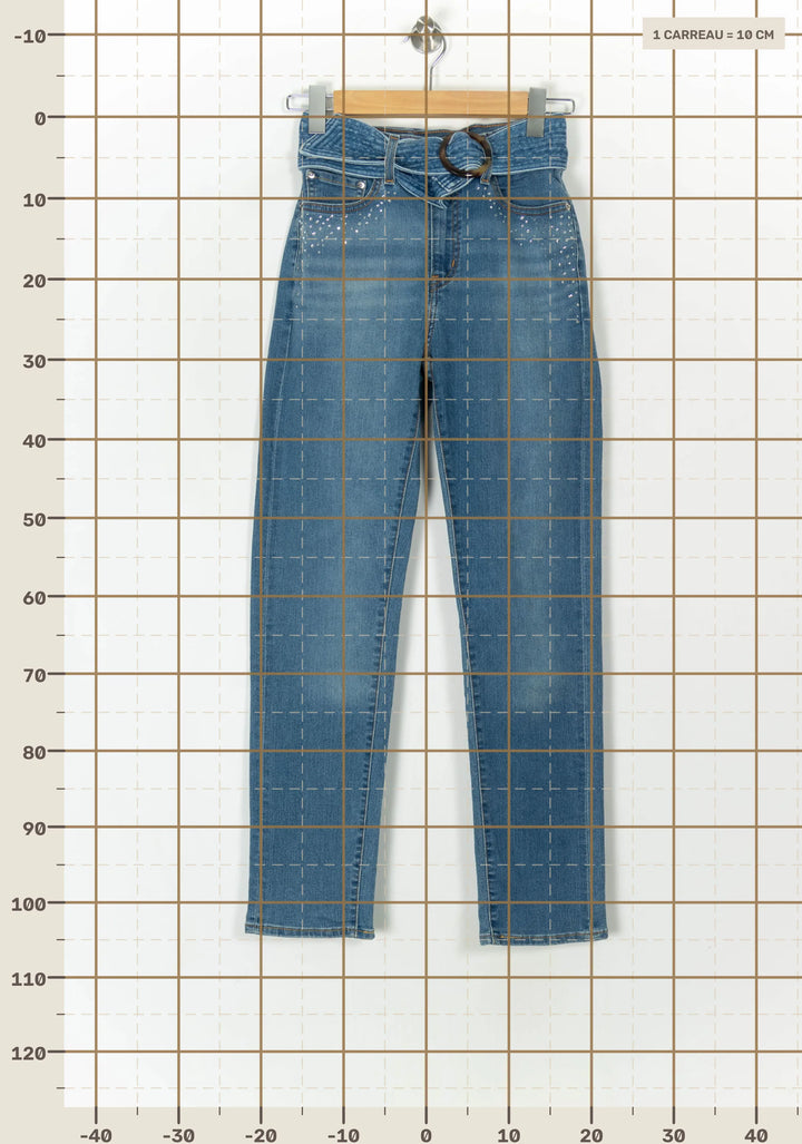 Jean Skinny Bleu - Taille L/40 de la marque Levi&