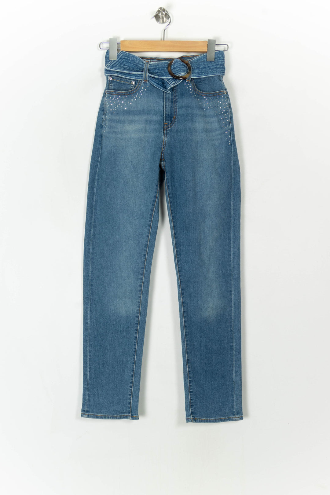 Jean Skinny Bleu - Taille L/40 de la marque Levi&