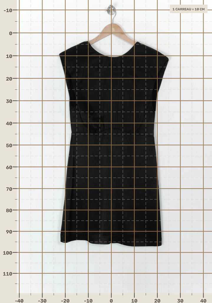 Robe Noire - Taille L/40 de la marque ba&amp;sh | PARAD121470 - Vendu par Paradigme - Image 4