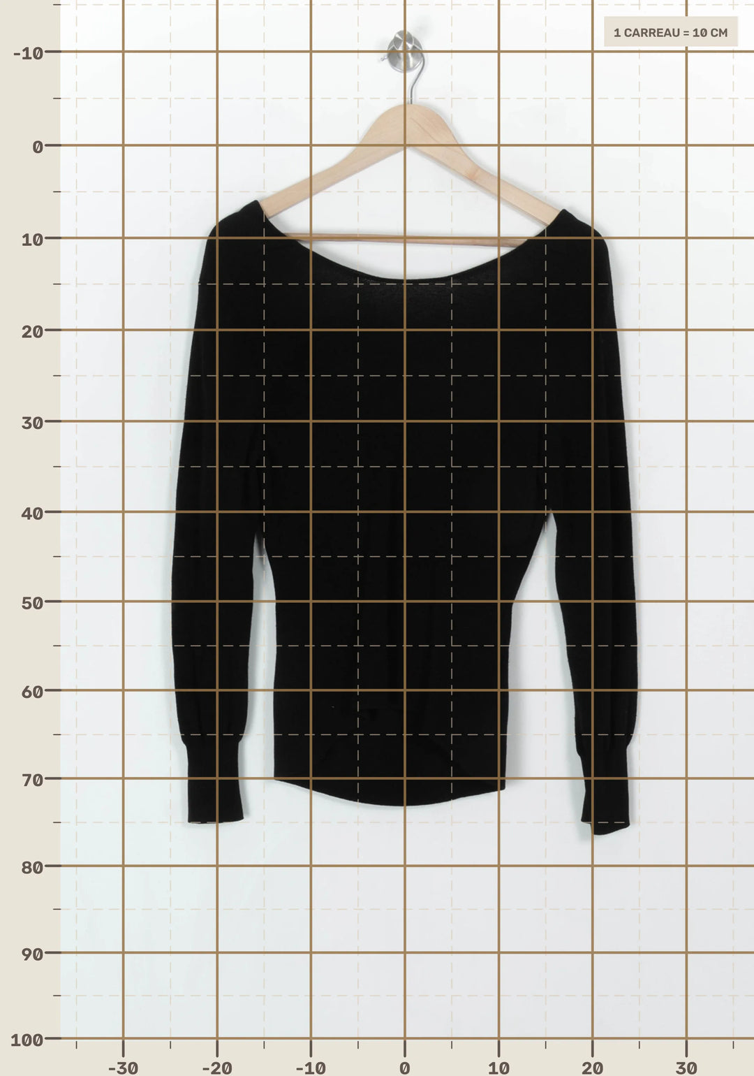 Pull Noir - Taille M/38 de la marque ba&amp;sh | PARAD121474 - Vendu par Paradigme - Image 4
