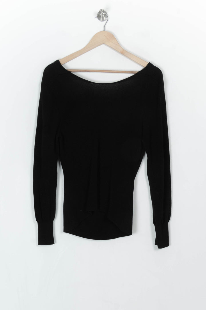 Pull Noir - Taille M/38 de la marque ba&amp;sh | PARAD121474 - Vendu par Paradigme - Image 2