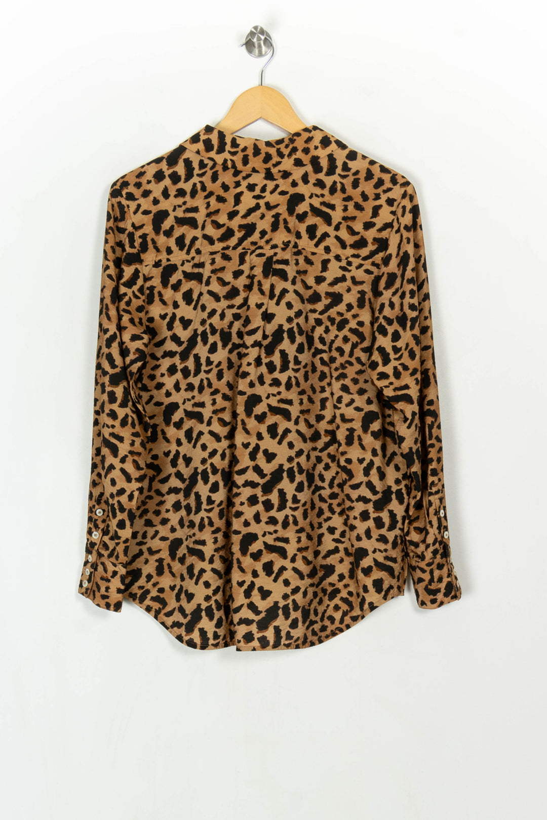 Chemise imprimée marron et noire - Taille M/38 de la marque Balzac Paris | PARAD121478 - Vendu par Paradigme - Image 5