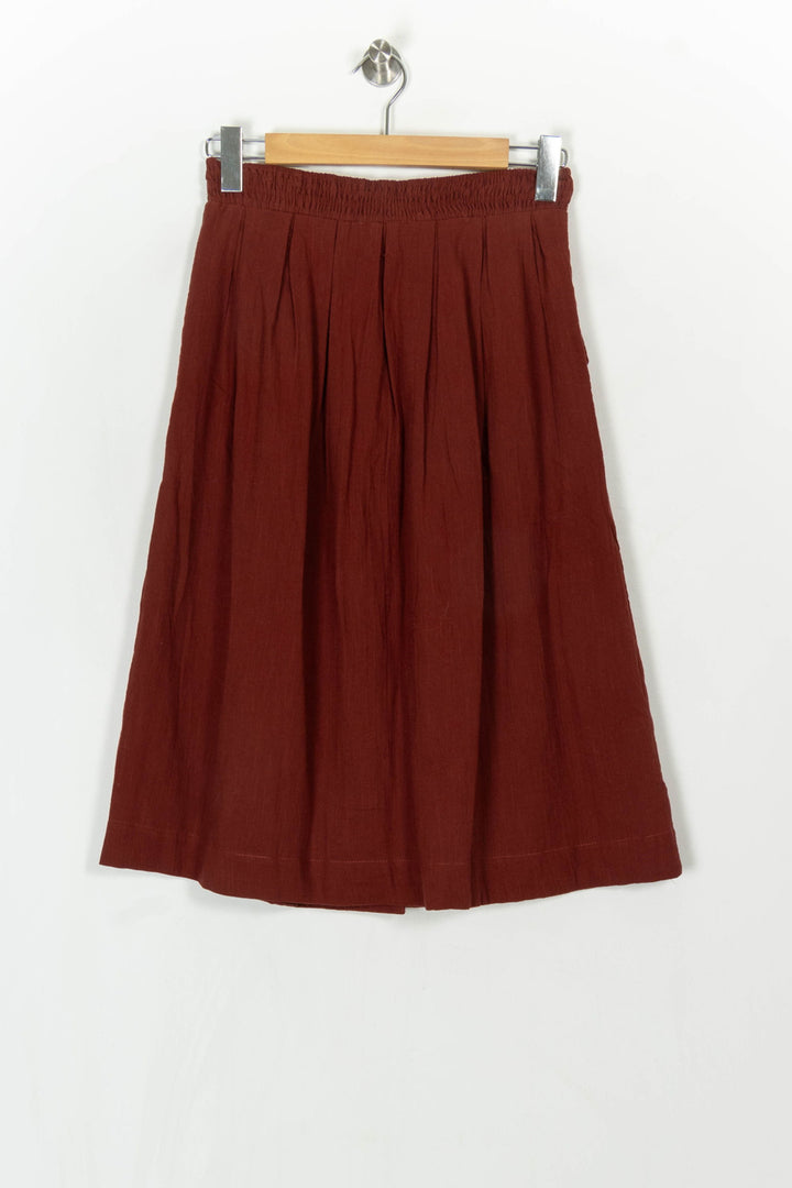 Jupe Boutonnée Marron - Taille S/36 de la marque Kookai | PARAD121480 - Vendu par Paradigme - Image 5