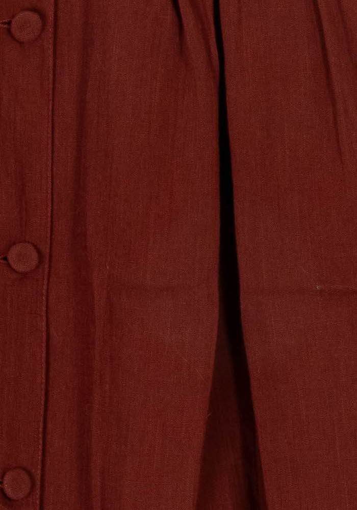 Jupe Boutonnée Marron - Taille S/36 de la marque Kookai | PARAD121480 - Vendu par Paradigme - Image 3
