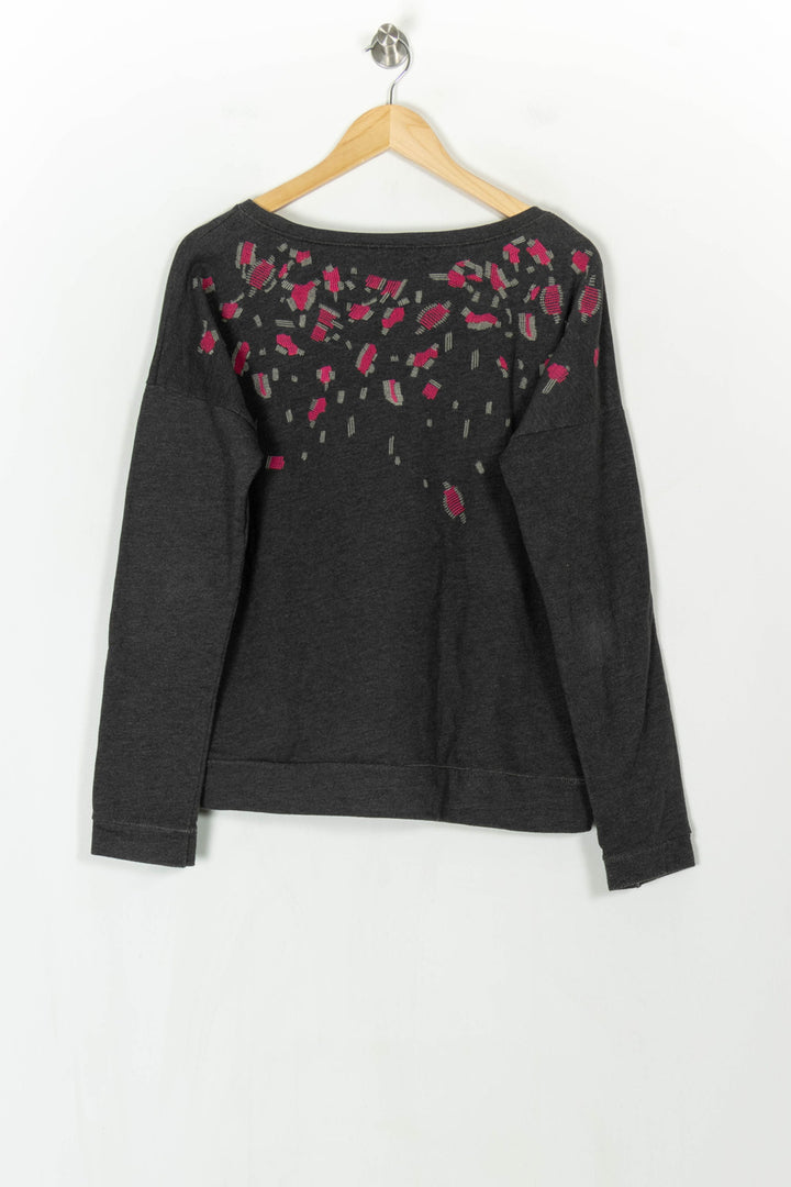 Sweat Gris et Rose - Taille L/40 de la marque Kookai | PARAD121482 - Vendu par Paradigme - Image 5