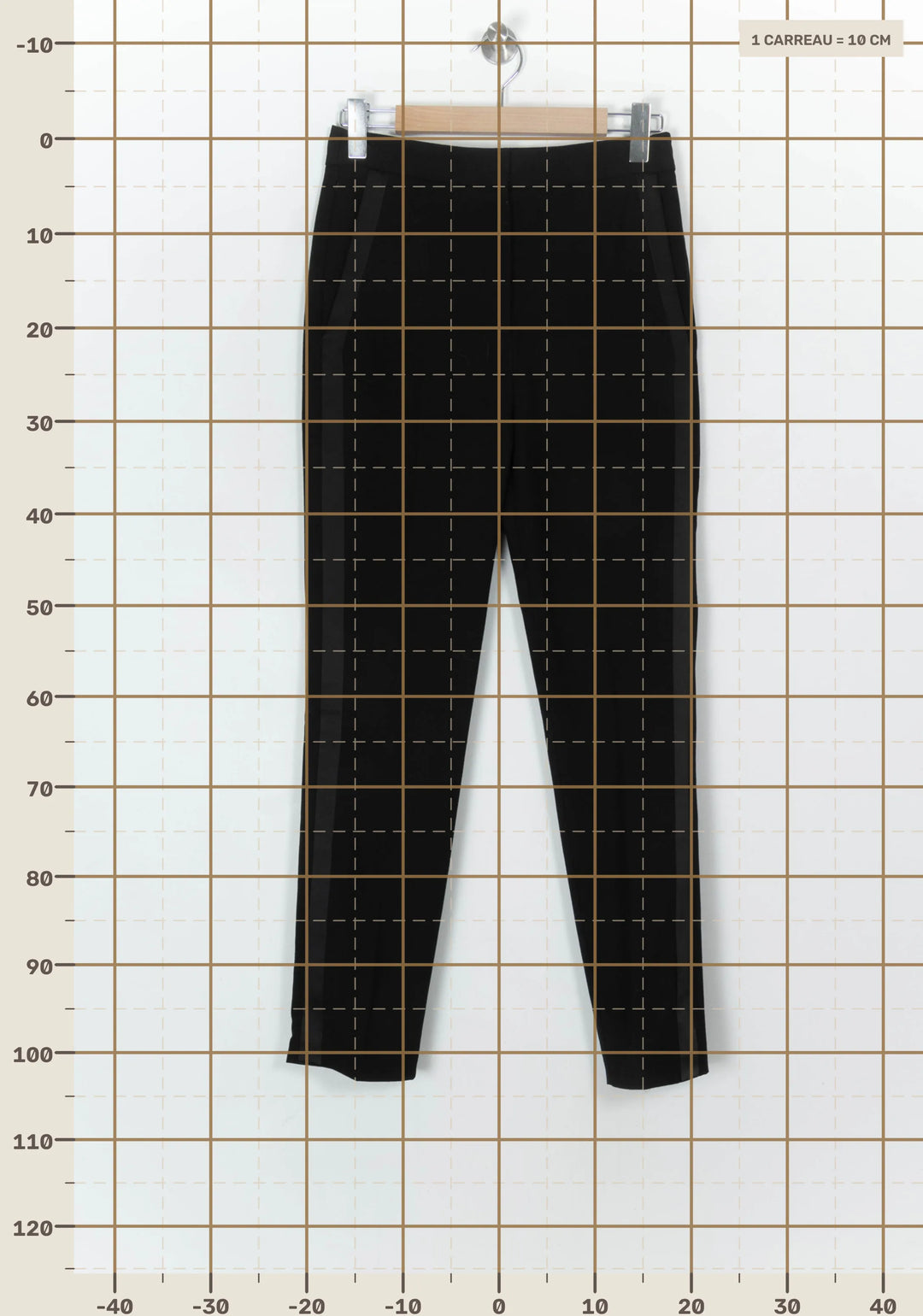 Pantalon Noir - Taille M/38 de la marque Maje | PARAD121483 - Vendu par Paradigme - Image 4