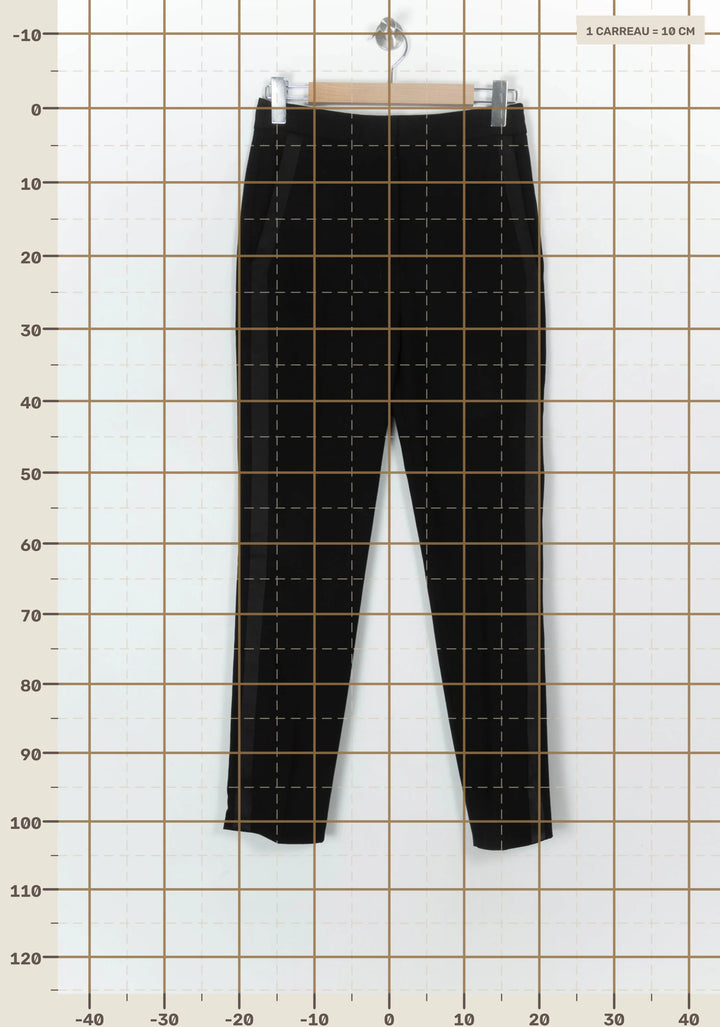 Pantalon Noir - Taille M/38 de la marque Maje | PARAD121483 - Vendu par Paradigme - Image 4