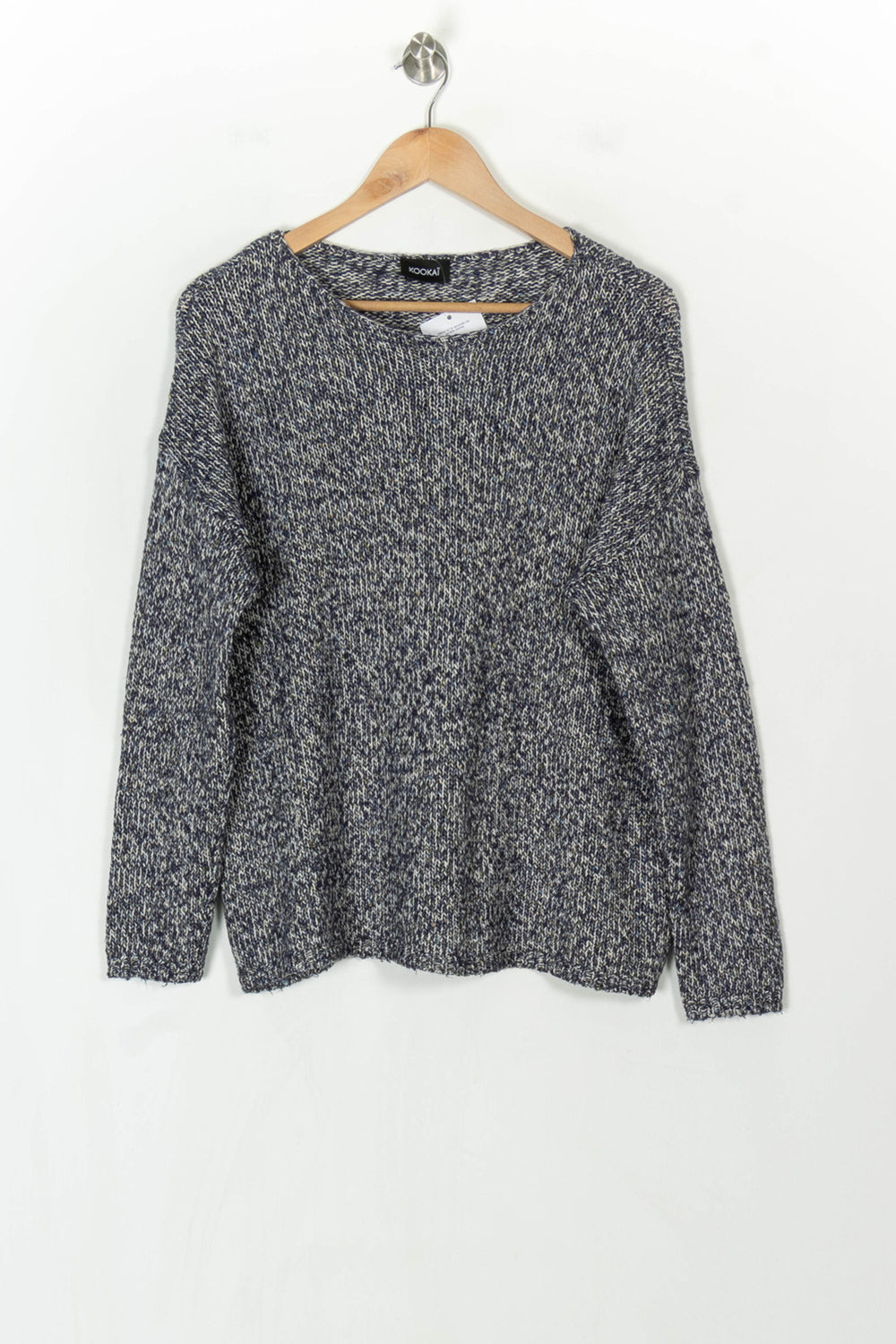 Pull Bleu et Blanc - Taille M/38 de la marque Kookai | PARAD121484 - Vendu par Paradigme - Image 2