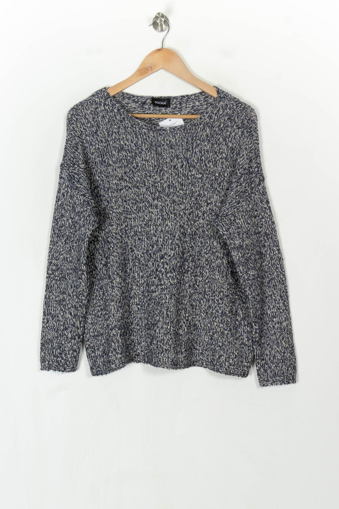 Pull Bleu et Blanc - Taille M/38 de la marque Kookai | PARAD121484 - Vendu par Paradigme - Image 2