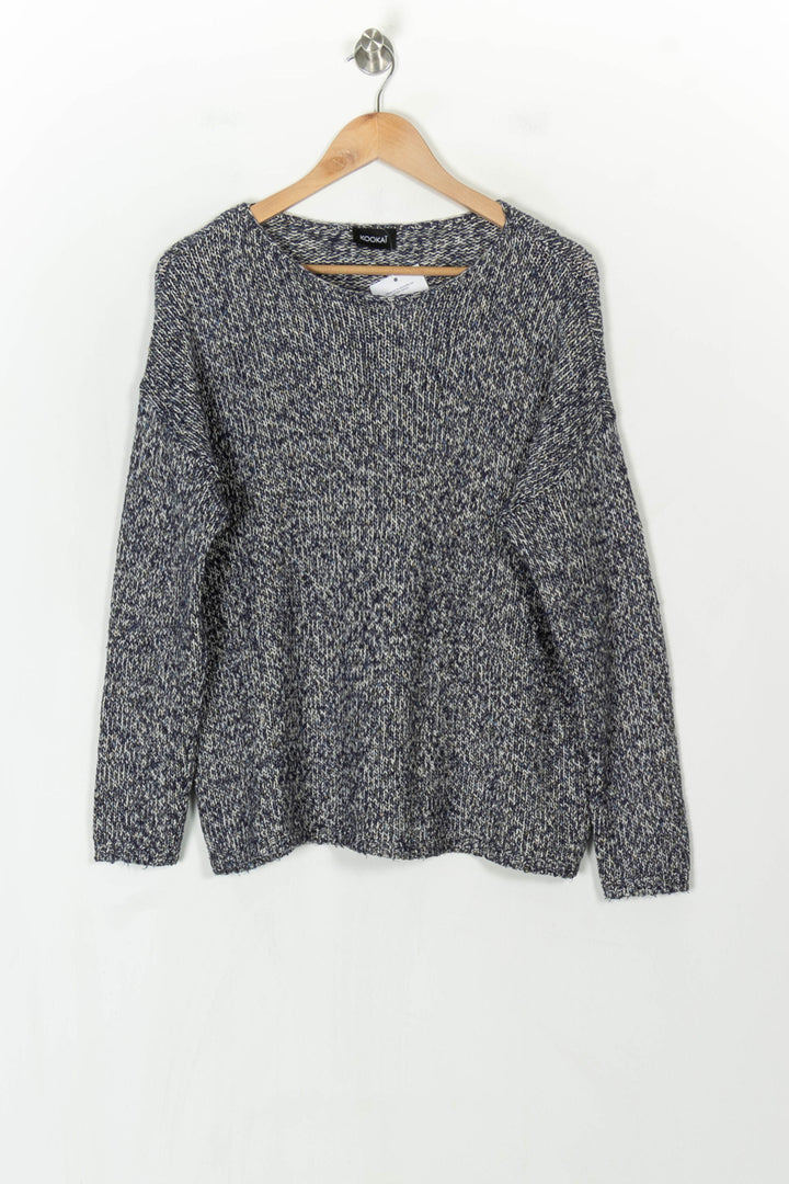 Pull Bleu et Blanc - Taille M/38 de la marque Kookai | PARAD121484 - Vendu par Paradigme - Image 2