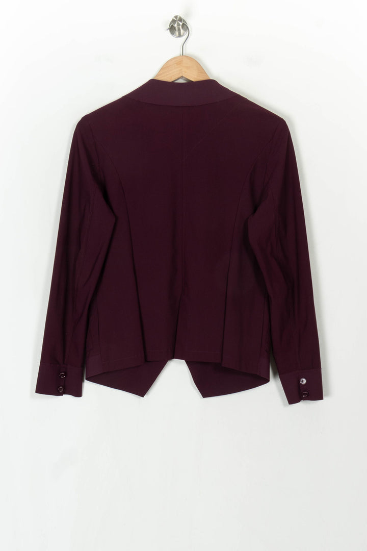 Blazer Bordeaux - Taille L/40 de la marque Indies | PARAD121485 - Vendu par Paradigme - Image 5