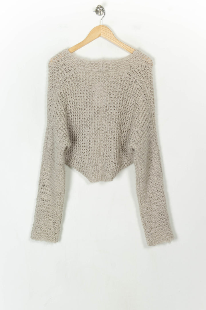 Cardigan Gris - Taille M/38 de la marque Max Mara | PARAD121489 - Vendu par Paradigme - Image 5