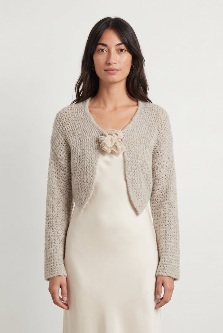 Cardigan Gris - Taille M/38 de la marque Max Mara | PARAD121489 - Vendu par Paradigme - Image 1