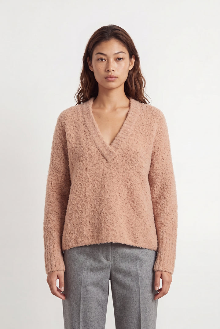 Pull Rose - Taille M/38 de la marque American Vintage | PARAD121490 - Vendu par Paradigme - Image 1