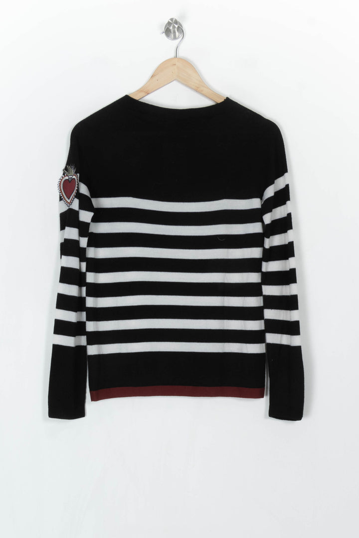 Pull Noir et Blanc - Taille M/38 de la marque Bleu Blanc Rouge | PARAD121492 - Vendu par Paradigme - Image 5