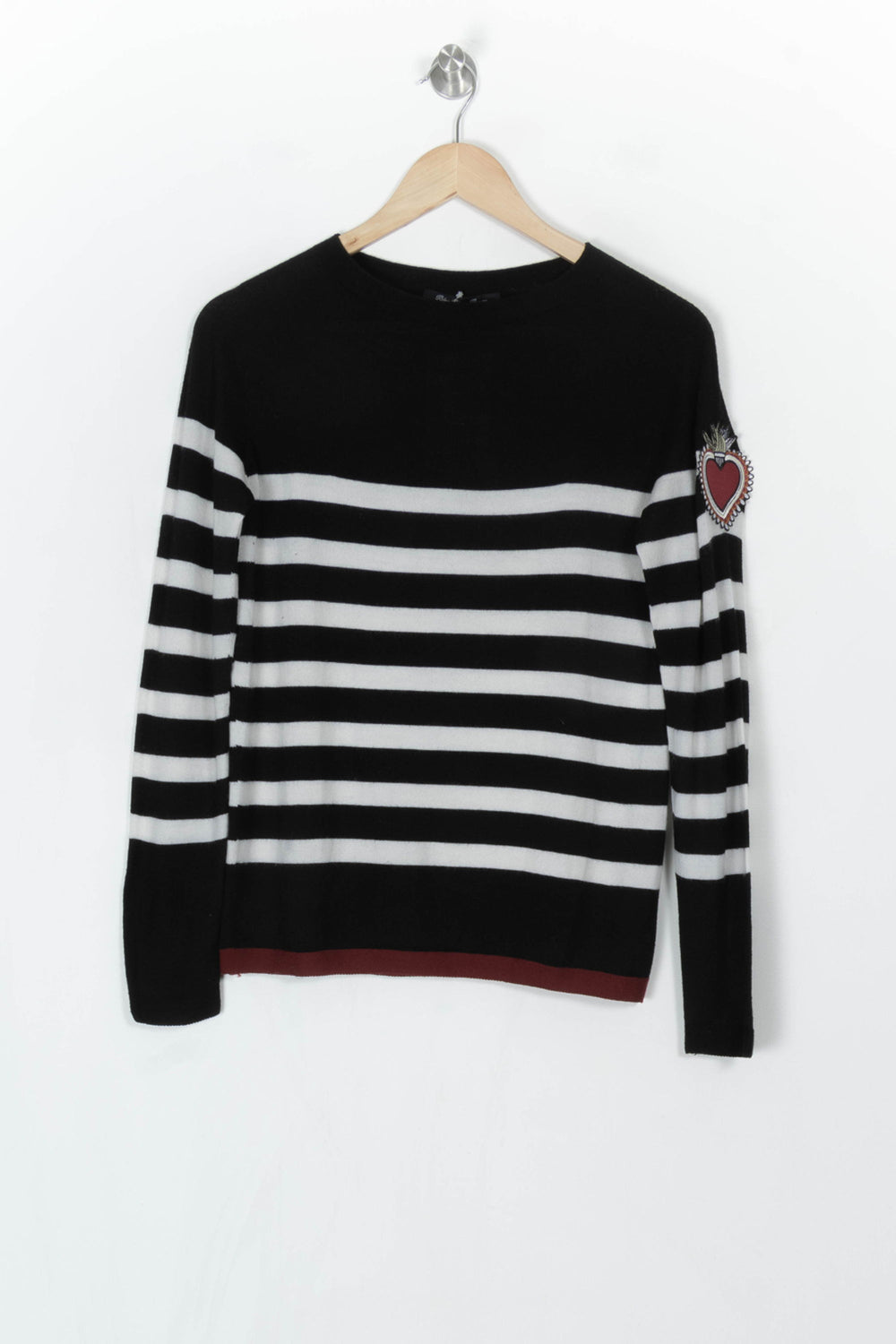 Pull Noir et Blanc - Taille M/38 de la marque Bleu Blanc Rouge | PARAD121492 - Vendu par Paradigme - Image 2