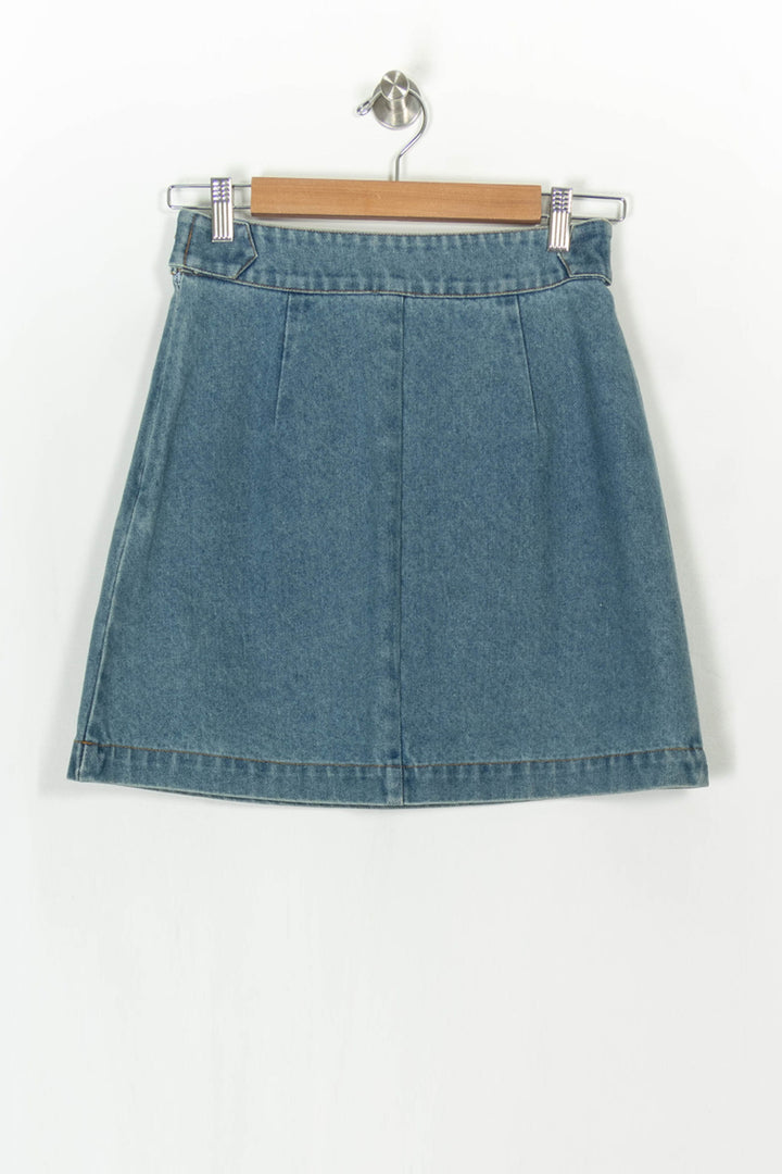 Jupe en Jean Bleue - Taille S/36 de la marque Petite Mendigote | PARAD121493 - Vendu par Paradigme - Image 5